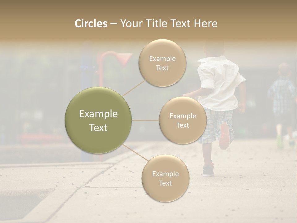 Standing Race Boy PowerPoint Template