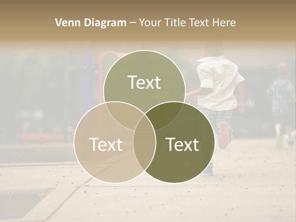 Standing Race Boy PowerPoint Template