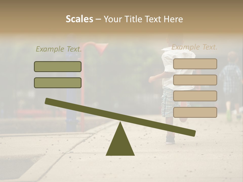 Standing Race Boy PowerPoint Template