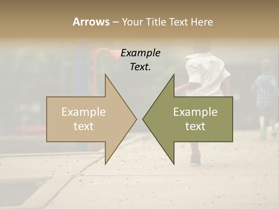 Standing Race Boy PowerPoint Template