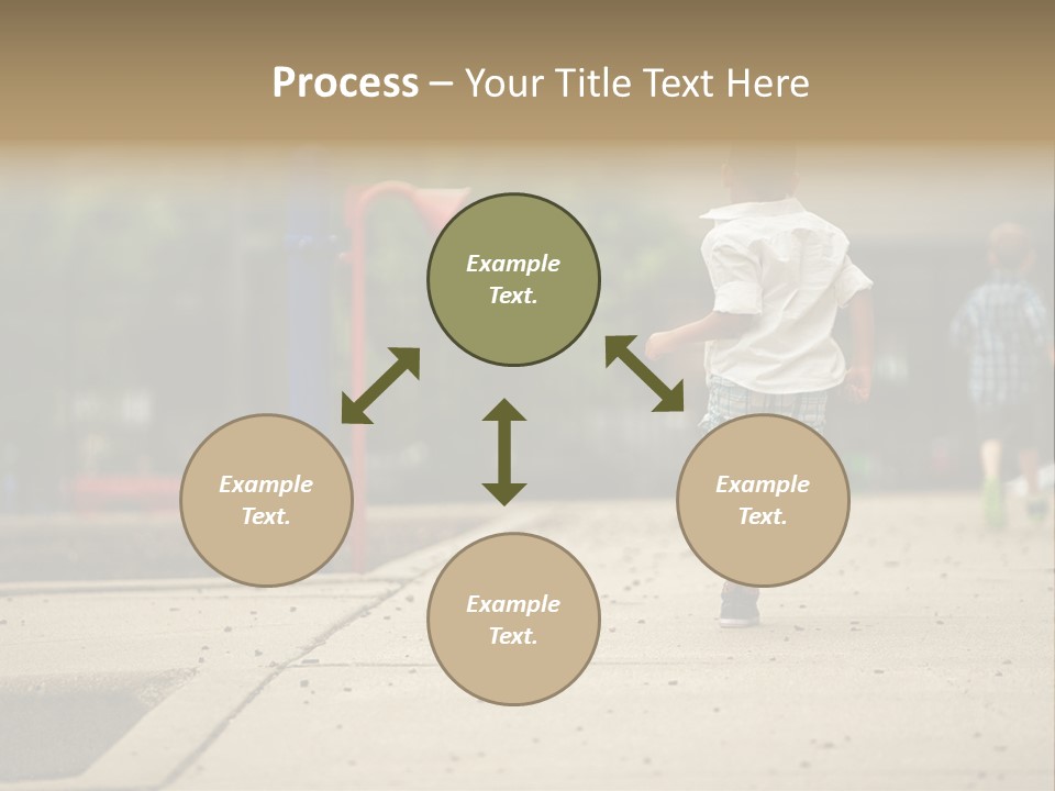 Standing Race Boy PowerPoint Template
