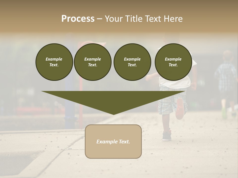 Standing Race Boy PowerPoint Template