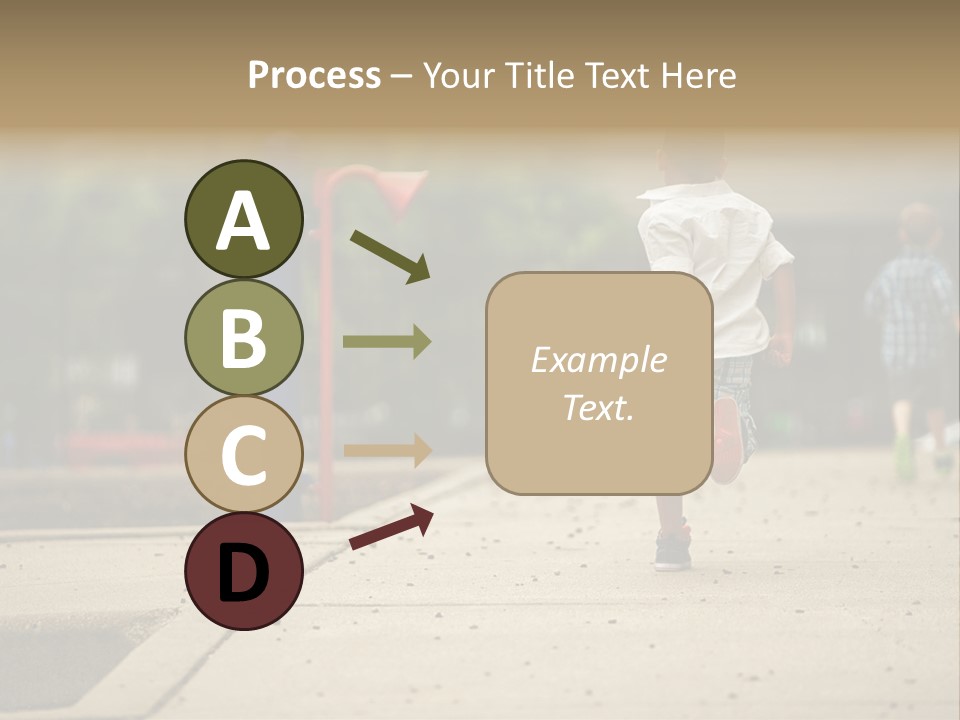 Standing Race Boy PowerPoint Template