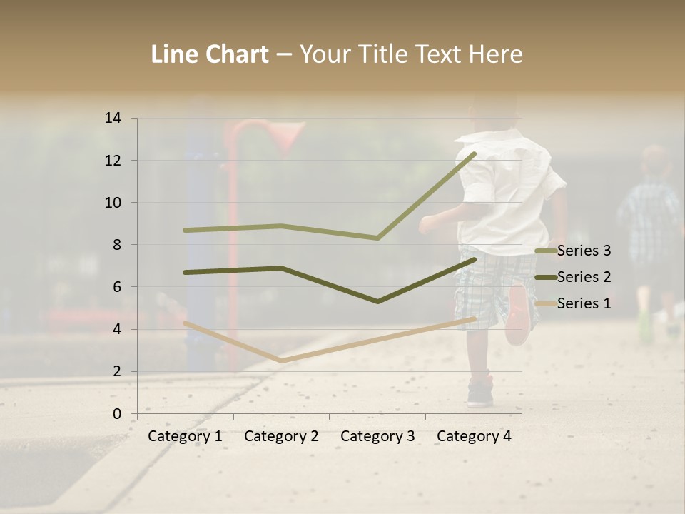 Standing Race Boy PowerPoint Template
