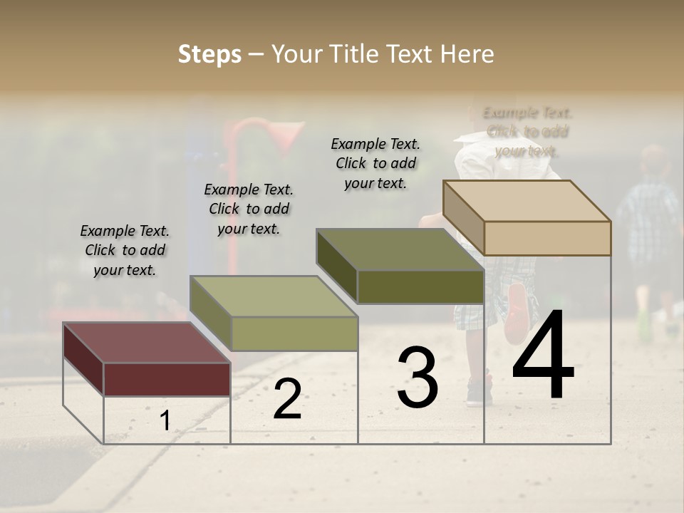 Standing Race Boy PowerPoint Template