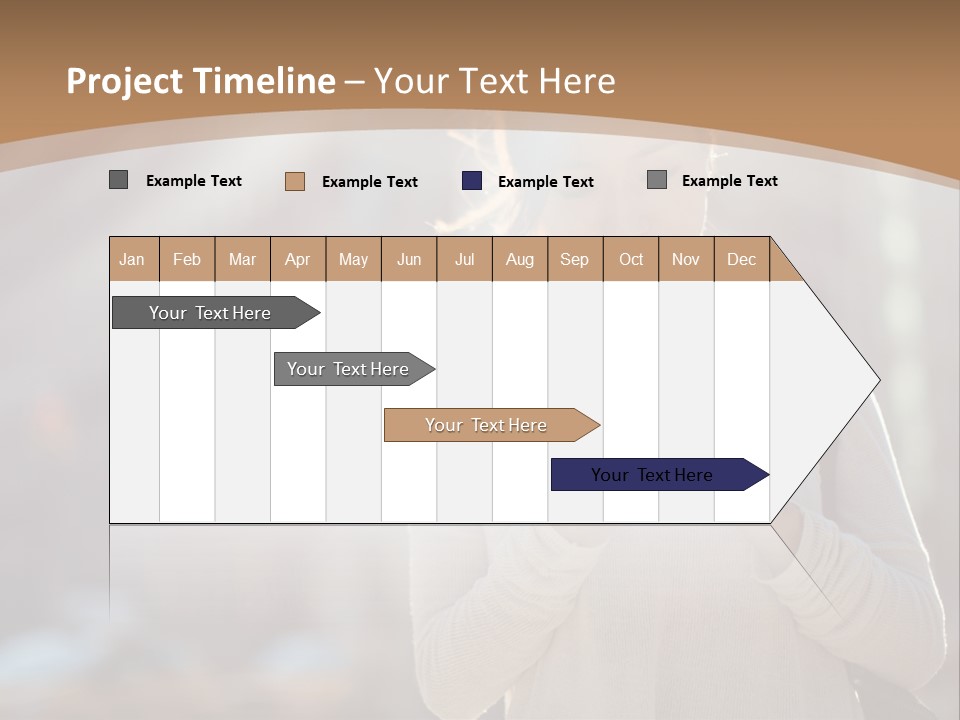 Computer Young Street PowerPoint Template