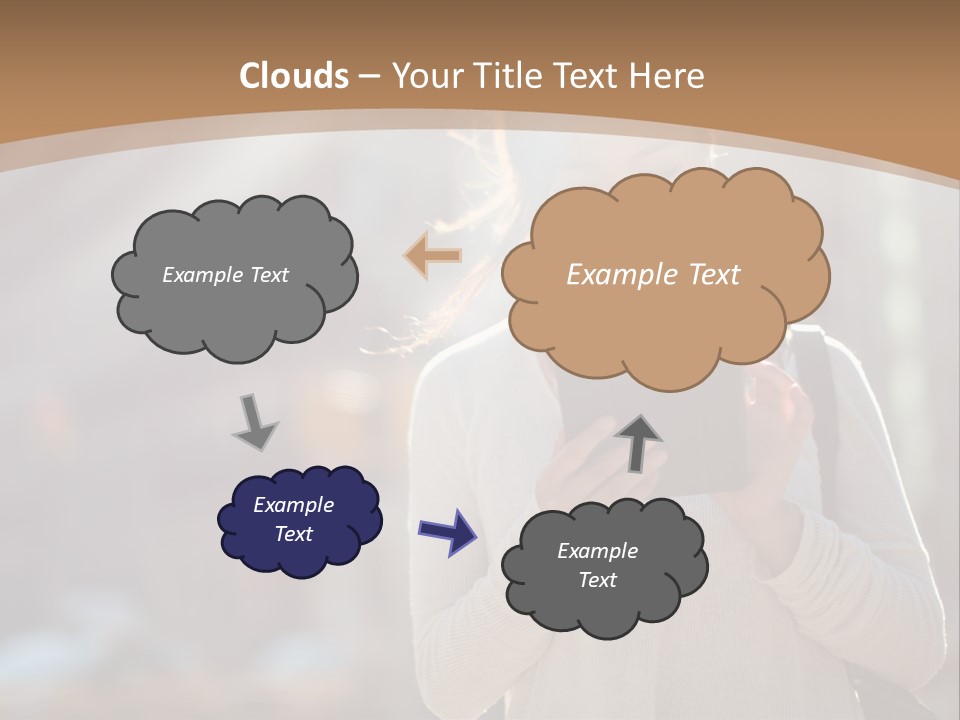 Computer Young Street PowerPoint Template