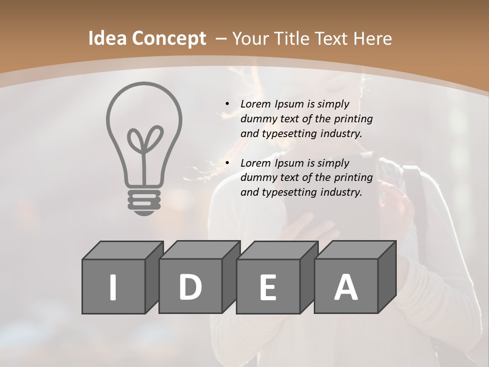 Computer Young Street PowerPoint Template