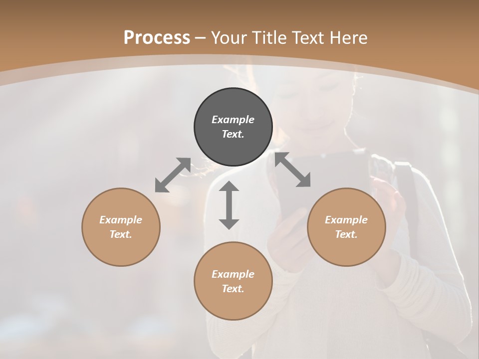 Computer Young Street PowerPoint Template