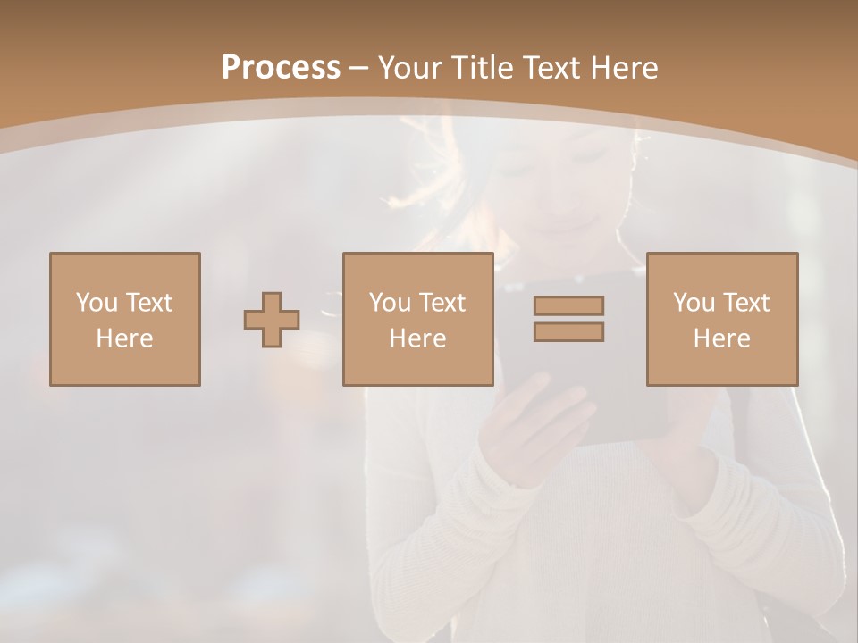 Computer Young Street PowerPoint Template