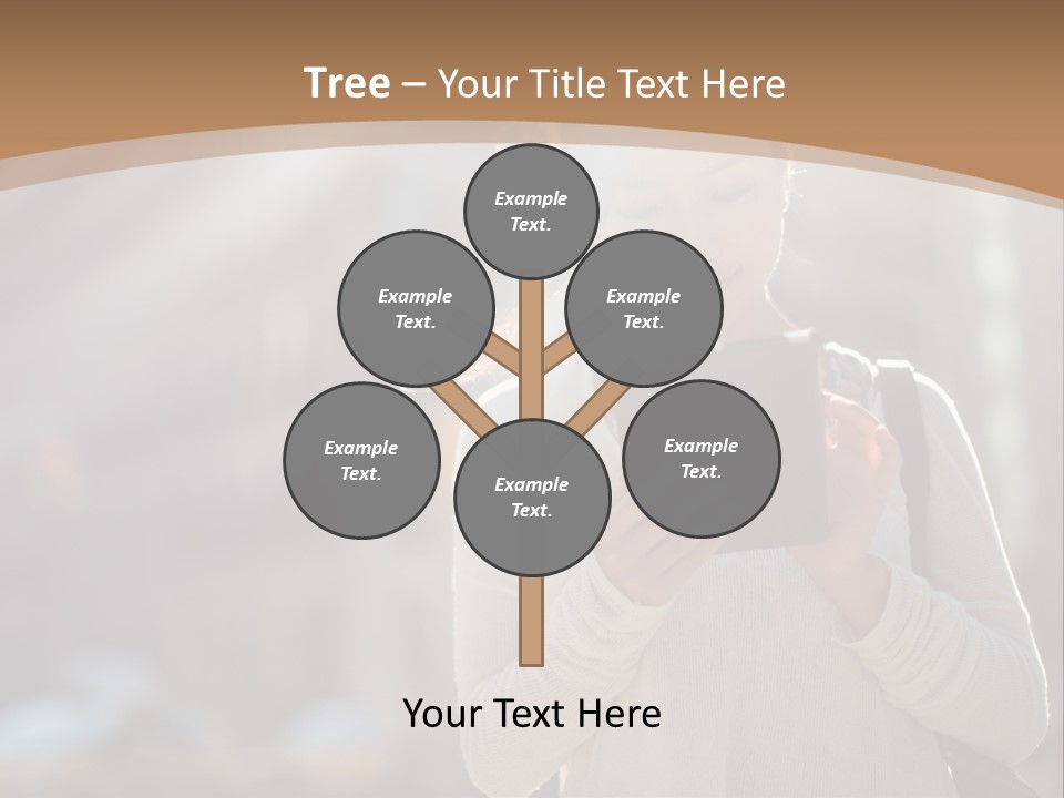 Computer Young Street PowerPoint Template