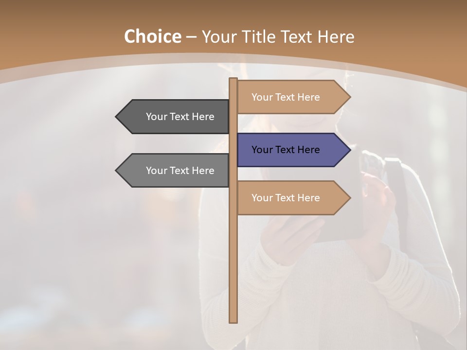 Computer Young Street PowerPoint Template