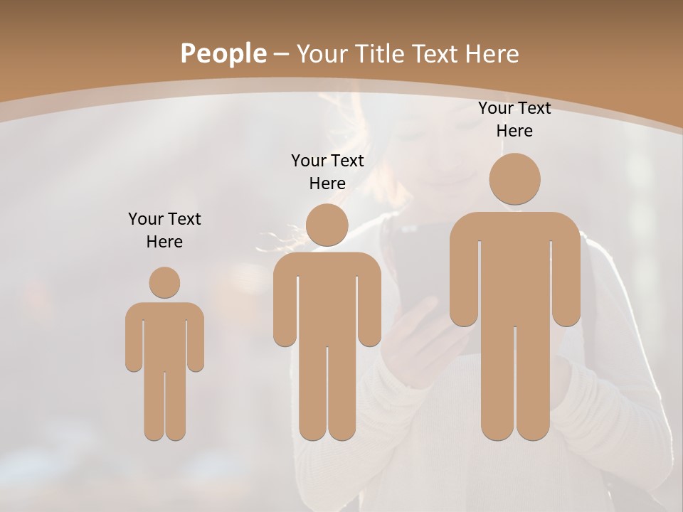 Computer Young Street PowerPoint Template