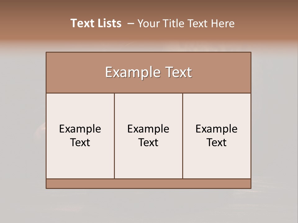 Part Order Object PowerPoint Template