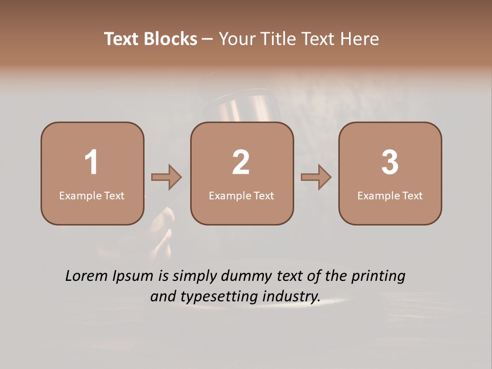 Part Order Object PowerPoint Template