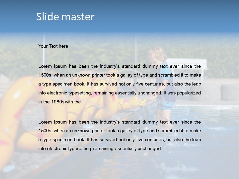 Joyful Happy Life PowerPoint Template