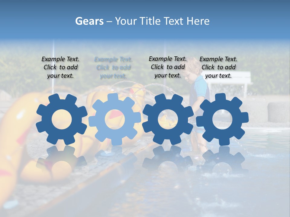 Joyful Happy Life PowerPoint Template