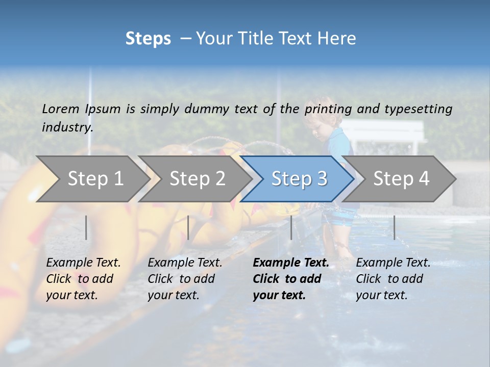 Joyful Happy Life PowerPoint Template