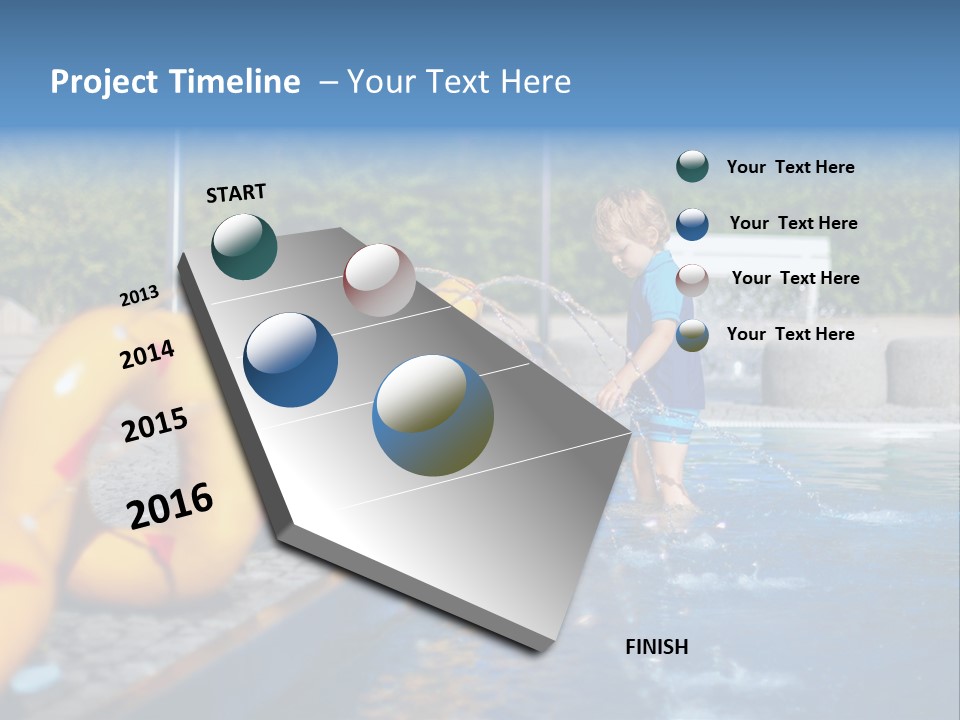 Joyful Happy Life PowerPoint Template