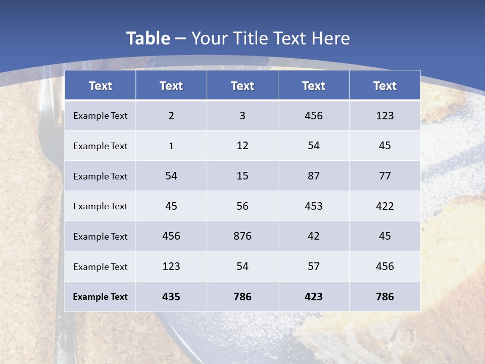 Corn Dessert Dinner PowerPoint Template