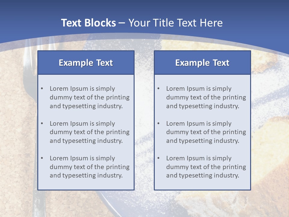Corn Dessert Dinner PowerPoint Template