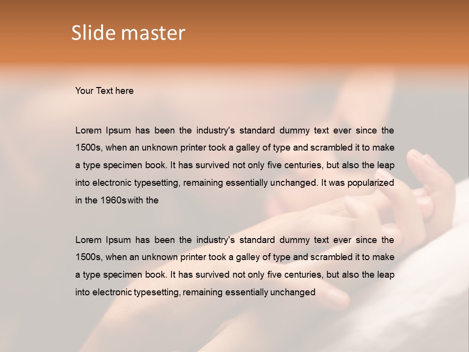 Lingerie Heteroual House PowerPoint Template