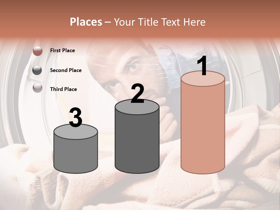 Homework Dryer Fisheye PowerPoint Template