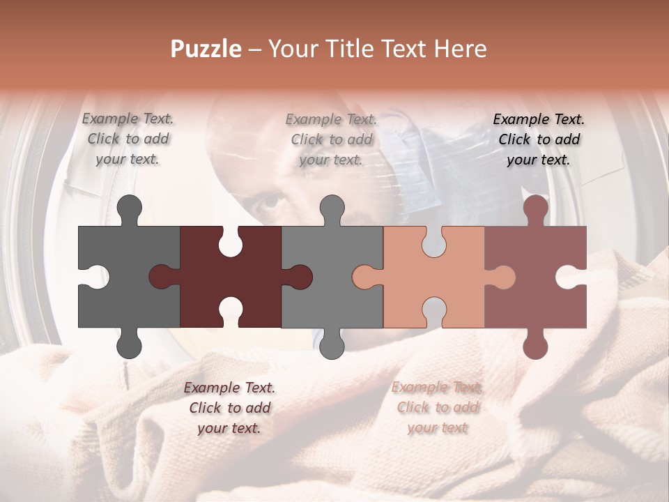 Homework Dryer Fisheye PowerPoint Template