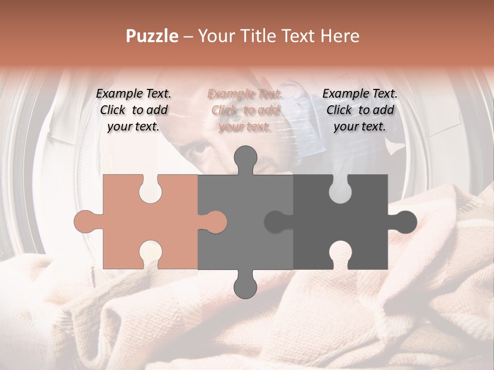 Homework Dryer Fisheye PowerPoint Template