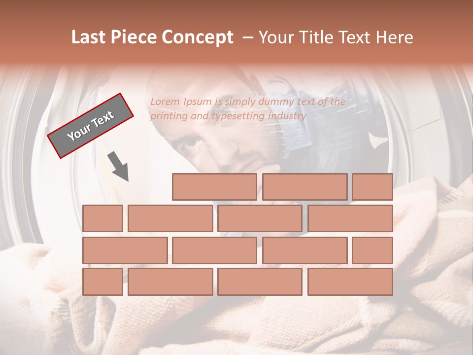 Homework Dryer Fisheye PowerPoint Template