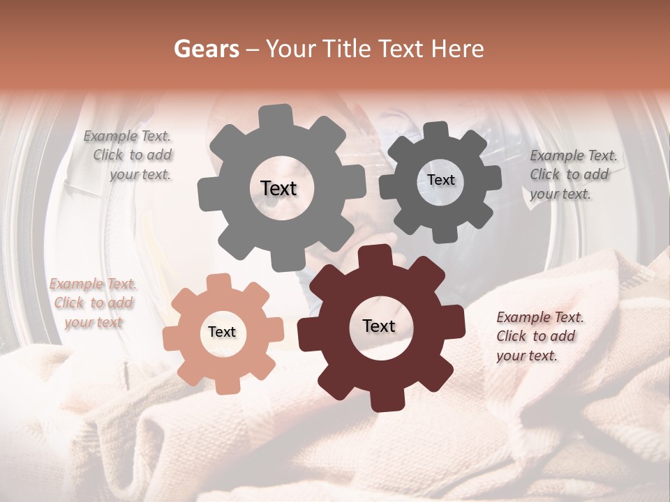 Homework Dryer Fisheye PowerPoint Template