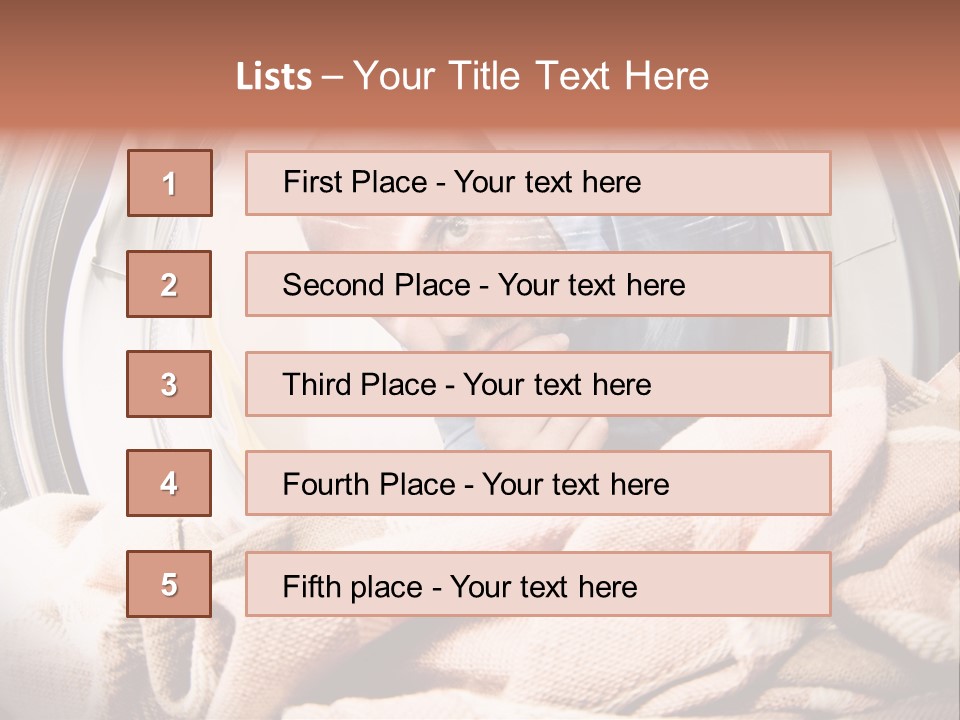 Homework Dryer Fisheye PowerPoint Template