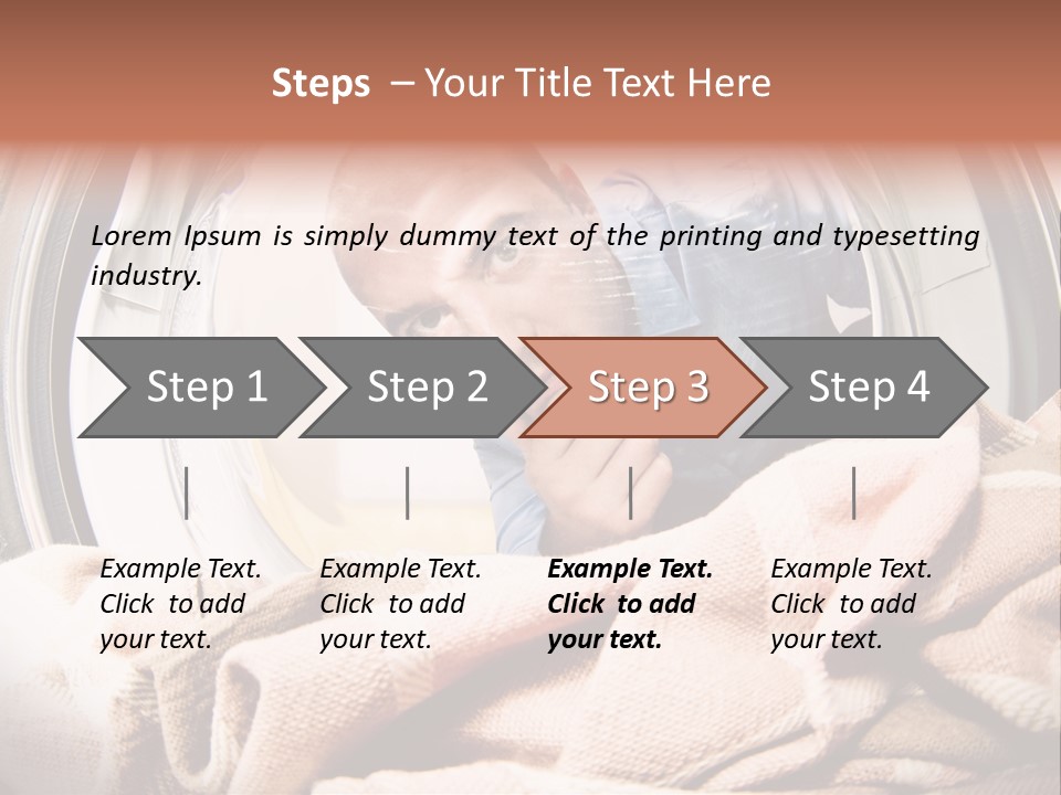 Homework Dryer Fisheye PowerPoint Template