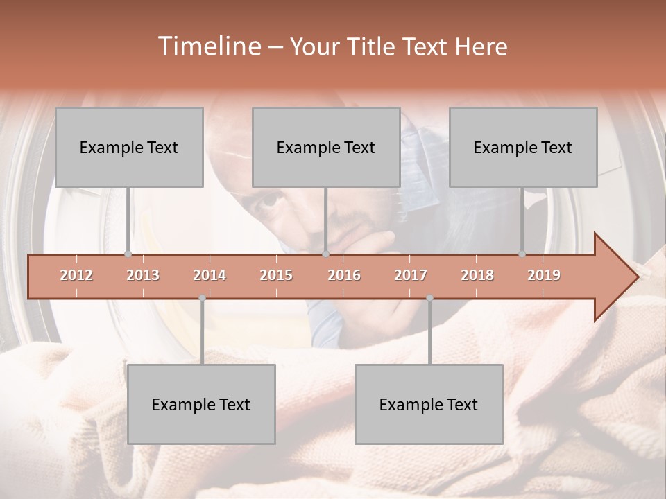 Homework Dryer Fisheye PowerPoint Template