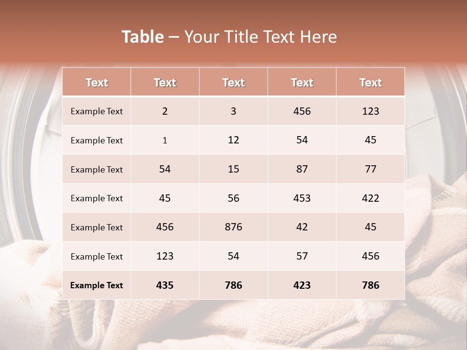 Homework Dryer Fisheye PowerPoint Template