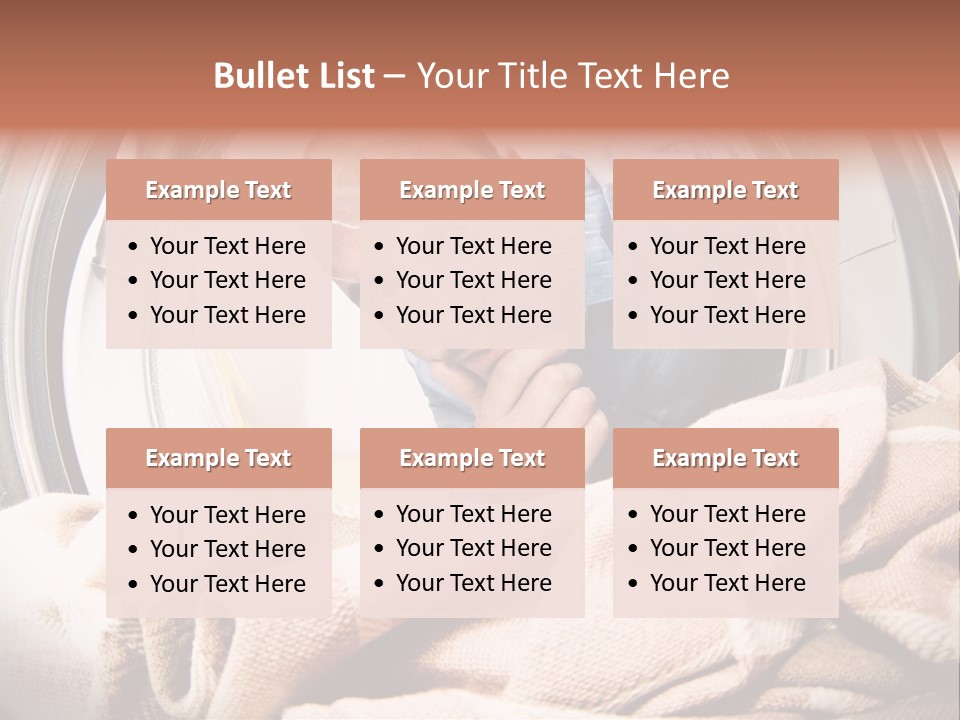 Homework Dryer Fisheye PowerPoint Template