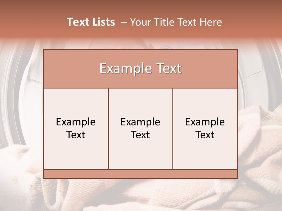 Homework Dryer Fisheye PowerPoint Template