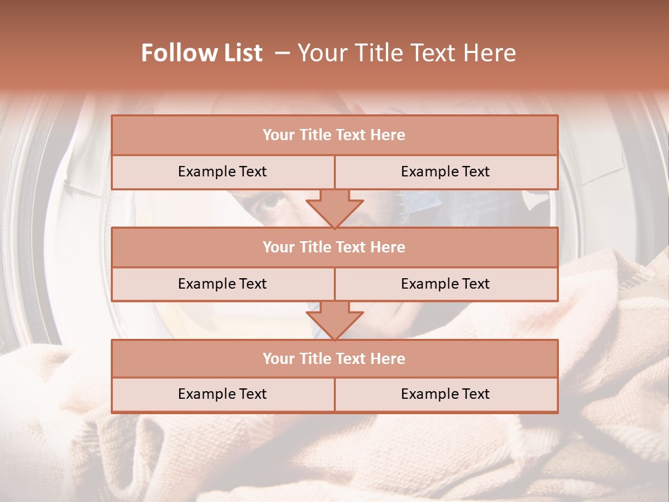 Homework Dryer Fisheye PowerPoint Template
