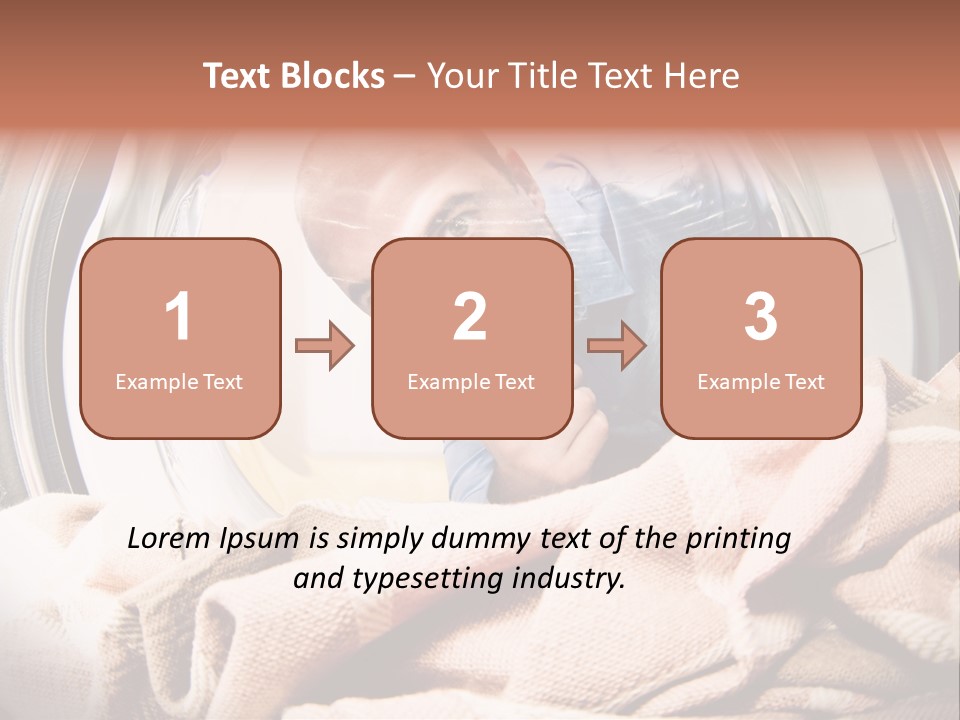 Homework Dryer Fisheye PowerPoint Template