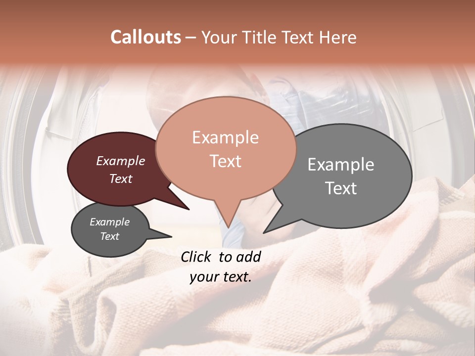 Homework Dryer Fisheye PowerPoint Template