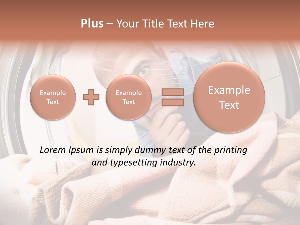 Homework Dryer Fisheye PowerPoint Template