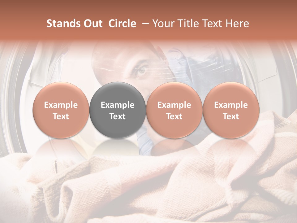 Homework Dryer Fisheye PowerPoint Template