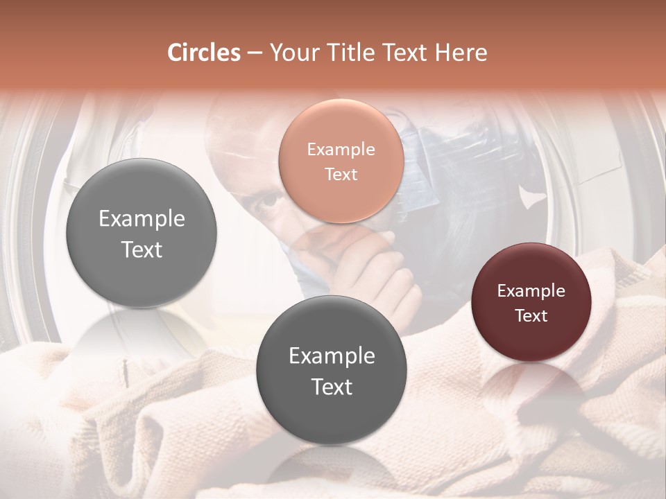 Homework Dryer Fisheye PowerPoint Template