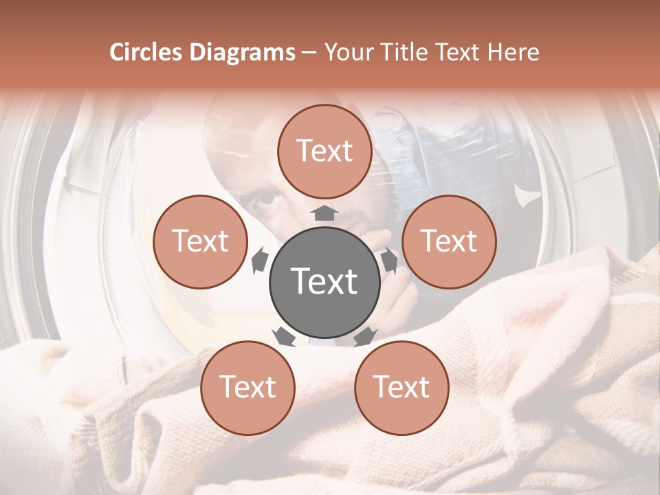 Homework Dryer Fisheye PowerPoint Template