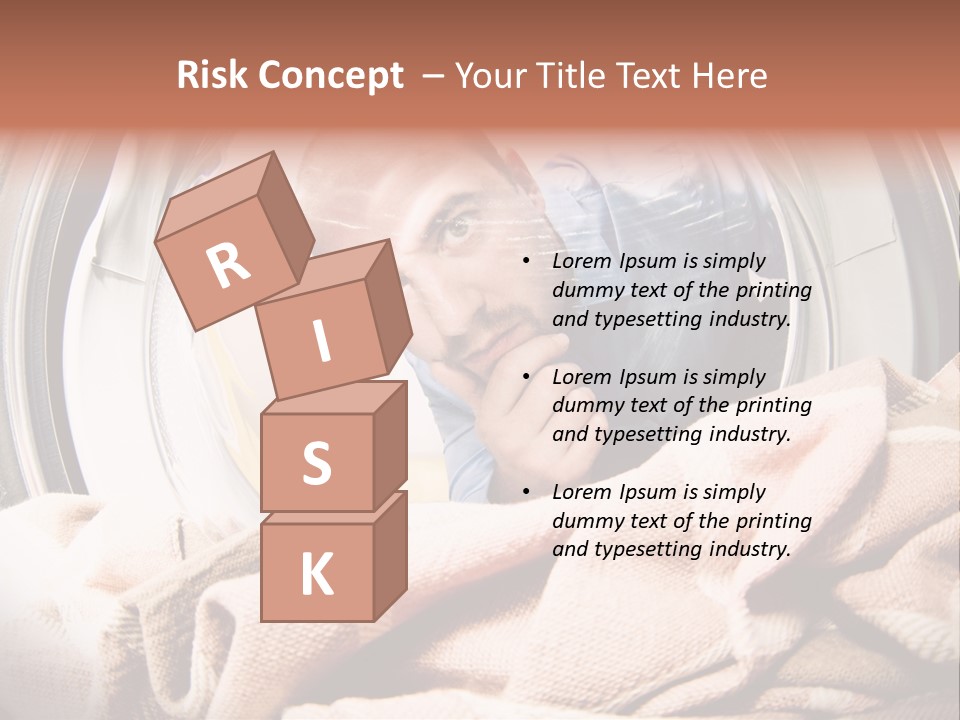 Homework Dryer Fisheye PowerPoint Template