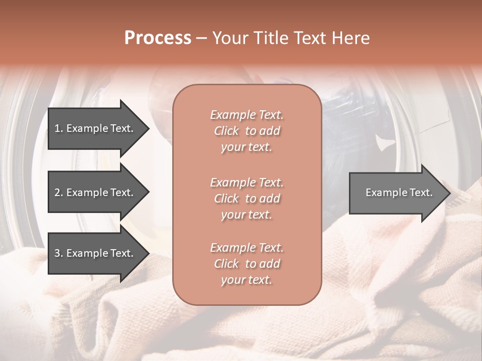 Homework Dryer Fisheye PowerPoint Template
