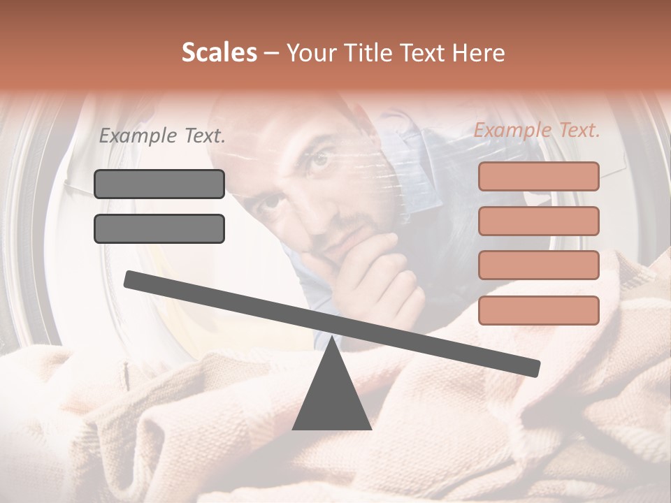Homework Dryer Fisheye PowerPoint Template