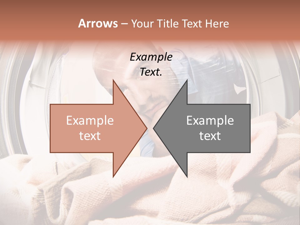 Homework Dryer Fisheye PowerPoint Template