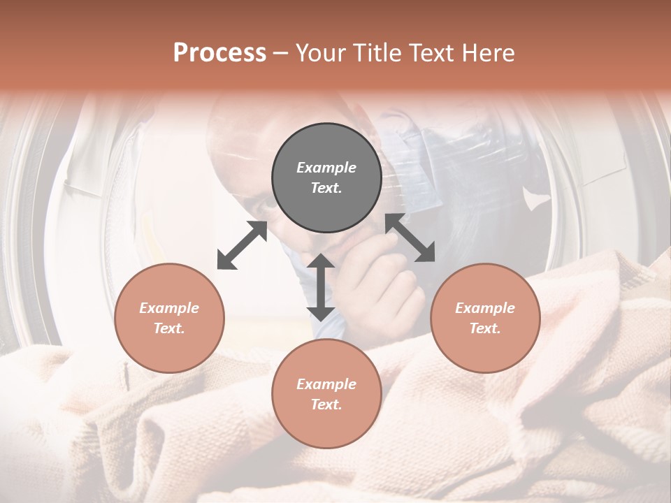 Homework Dryer Fisheye PowerPoint Template