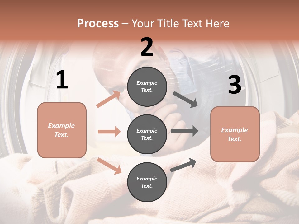 Homework Dryer Fisheye PowerPoint Template